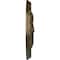 Ekena Millwork Amelia Ceiling Medallion (Fits Canopies up to 4 1/8"), Hand-Painted Brass, 15 3/4"OD x 5/8"P CM16AMBRS - alternate 3